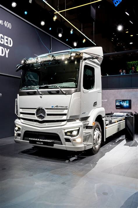 Mercedes EActros 400 All Electric Truck At The Hannover IAA