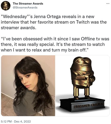 Wednesday S Jenna Ortega Reveals In A New Interview That Her Favorite