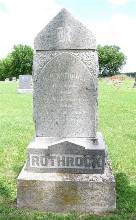 Dr William Pettit Rothrock Find A Grave Memorial