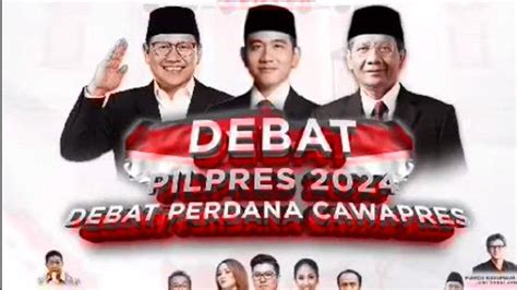 Link TV Online INews TV Live Streaming Debat Kedua Capres Cawapres