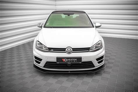 Splitter Przedni Street Pro V Volkswagen Golf R Mk Black Nasza