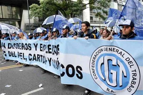 Sindicatos De Argentina Anuncian Marcha A Tribunales Para Pedir La