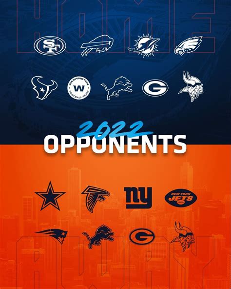 Chicago Bears: Our 2022 opponents are set…. | Chicago bears, Nfl ...