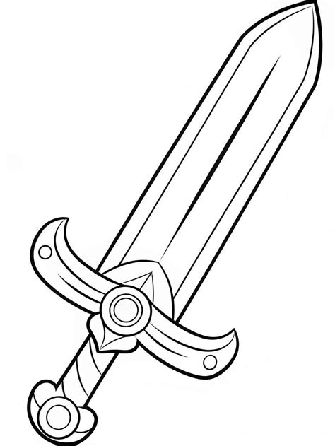 Espada Para Imprimir - Desenhos de Espada para Imprimir e Colorir