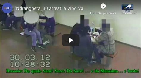 Ndrangheta 30 Arresti A Vibo Valentia Cinemovel SIC 2019