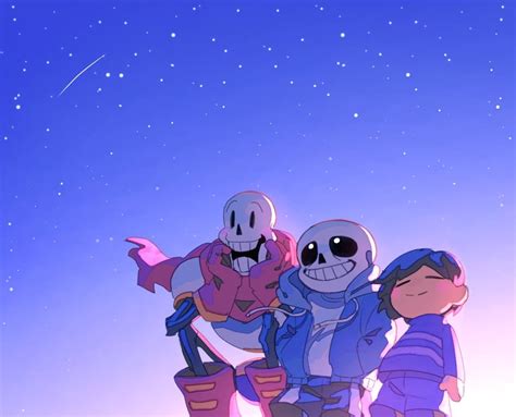 Frisk Sans And Papyrus Undertale Drawn By Korokor59513559 Danbooru