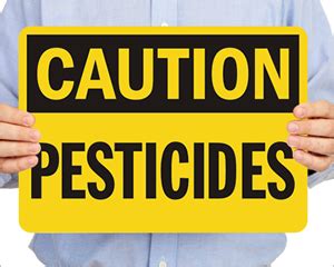 Pesticide Signs Pesticide Application Warning Signs