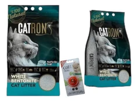 Arena Para Gatos Cat Ron 100 Bentonita Blanca 4 35kg MercadoLibre