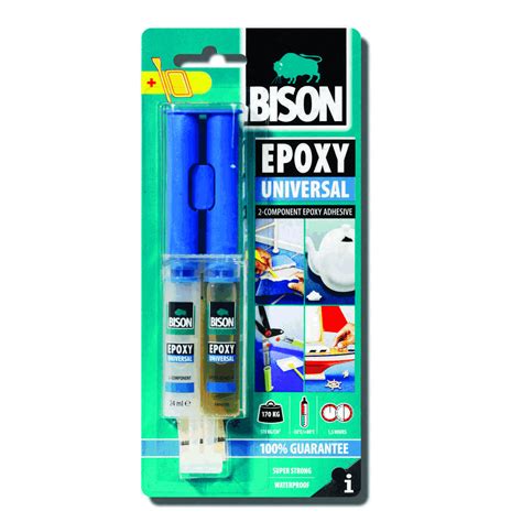 Dvokomponentno Epoxy Ljepilo Bison Epoxy Universal Ml