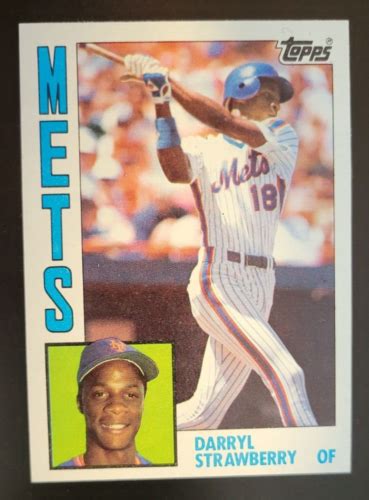 Topps Darryl Strawberry Rookie Card Ny Mets Mint Ebay