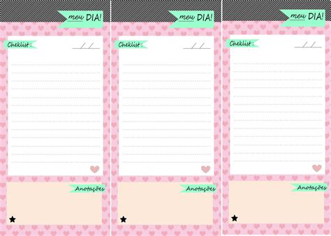 Blocos De Notas Para Imprimir