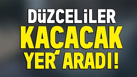 Düzceliler kaçacak yer aradı Düzcenin Sesi