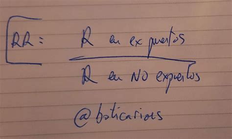 Dr Antonio Gutiérrez on Twitter Pero Qué era el Riesgo