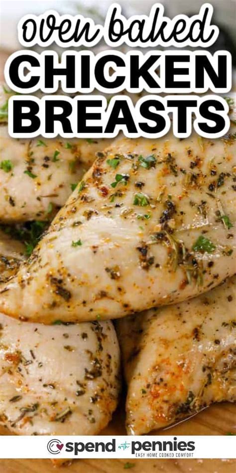 Oven Baked Chicken Breasts Spend Your Money Karinokada