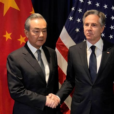 Us China Relations We Must Talk Security Wang Yi Tells Antony Blinken