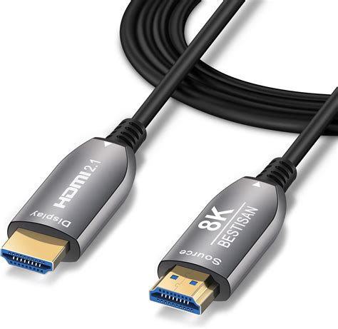 Amazon Amazonベーシック 光ファイバーケーブル Hdmi ハイスピード 18 Gpbs 4k 60hz 約15 2m