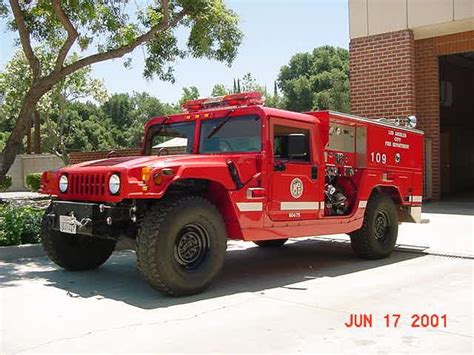 Lafd Bf109 Brush Patrol 109 Hummer Fire Trucks Fire Apparatus