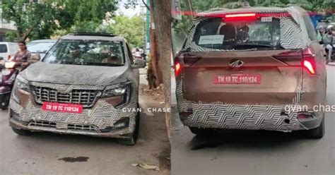 Mahindra Xuv700 Ev Suv Once Again Spotted Testing