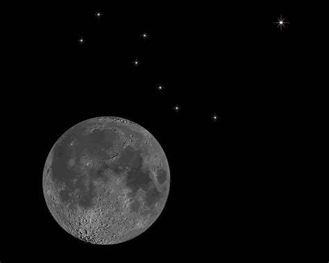 moon and stars on a black background 10178974 Vector Art at Vecteezy