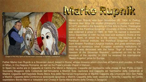 PPT Father Marko Rupnik The Artist5 PowerPoint Presentation Free