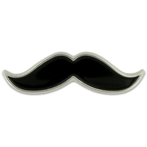 Pinmarts Hipster Mustache Trendy Cute Enamel Lapel Pin