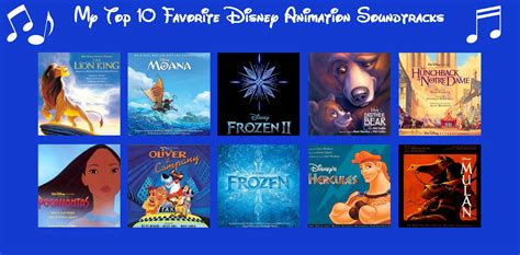 My Top 10 Favorite Disney Animation Soundtracks by CallMeBlackBeauty on ...