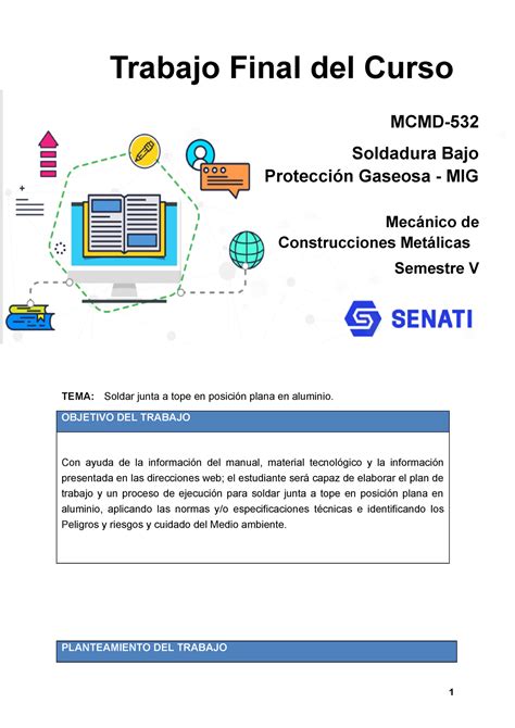 Mcmd Mcmd Trabajofinal Trabajo Final Del Curso Tema Soldar Junta