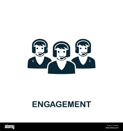 Engagement Vector Icon Symbol Creative Sign From Gamification Icons