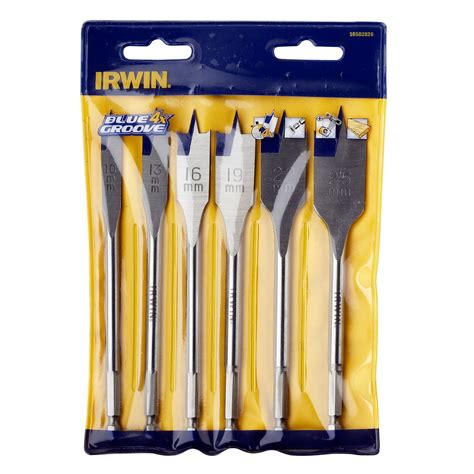 AABTools | IRWIN 10502826 Flat Drill Bit Set; 6Pcs