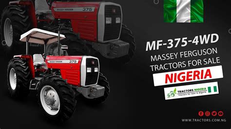 Massey Ferguson Mf 375 4wd 75hp Tractors For Sale In Nigeria Youtube