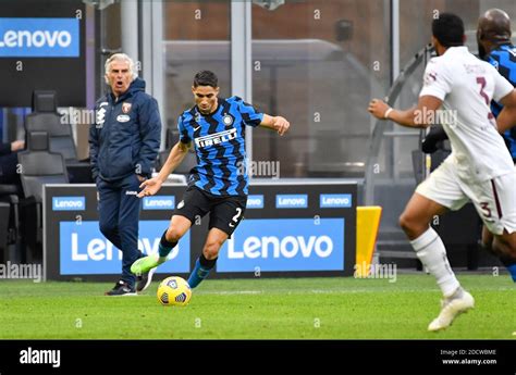 Milano, Italy. 22nd Nov, 2020. Achraf Hakimi (2) of Inter Milan seen in ...