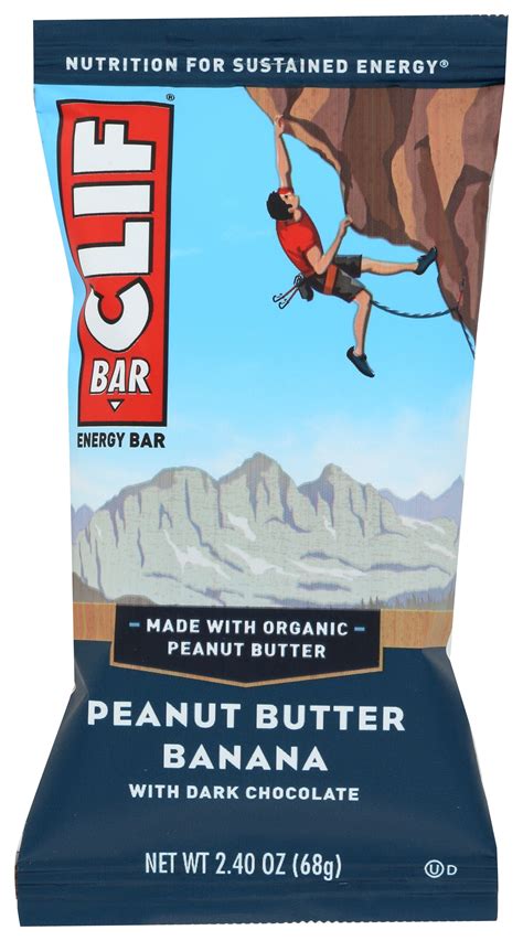 Clif Bar Peanut Butter Banana With Dark Chocolate Bars Carewell