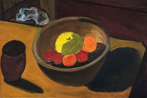 Artwork Replica Still Life With Fruit By Alice Neel Inspired By