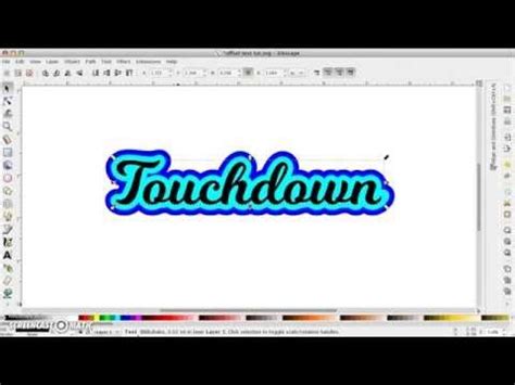 Offset Text In Inkscape The Easy Way Cricut Tutorials Cricut Diy