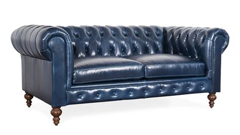 Chesterfield Tufted Leather Loveseat with Nailheads | COCOCO Home