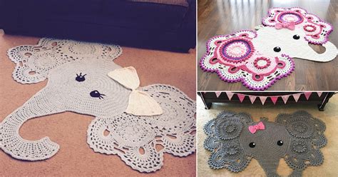 11 Free Crochet Elephant Rug Patterns How To Make A Crochet Elephant Rug