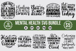 Mental Health SVG Bundle Graphic By Teebusiness41 Creative Fabrica