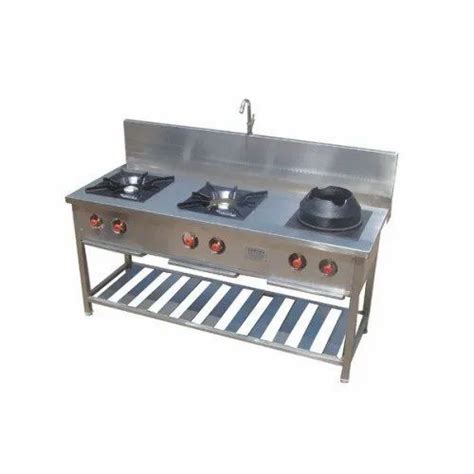 Star Inxs LPG Three Burner Chinese Gas Range For Hotel At Rs 11200 In