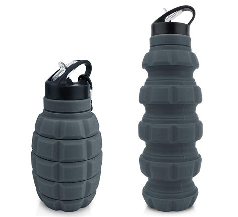 This Silicone Water Bottle Looks Like A Hand Grenade