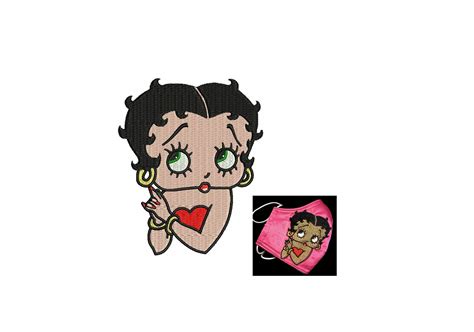 Betty Boop Embroidery Design Instant Download Etsy