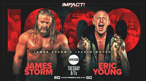 Impact Wrestling Preview 3 30 James Storms 1000 Tna Impact Match