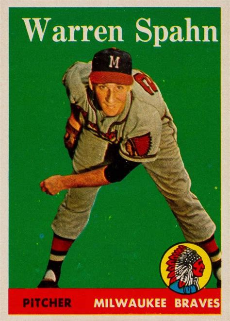 1958 Topps Warren Spahn 270 Baseball VCP Price Guide