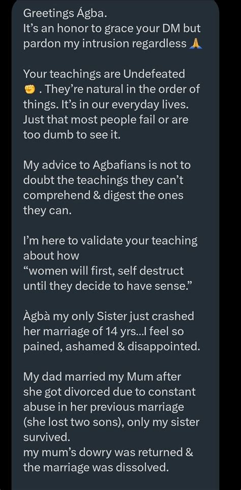 Àgbà On Twitter I Feel You Let Me Give You A Suggestion Your Sister