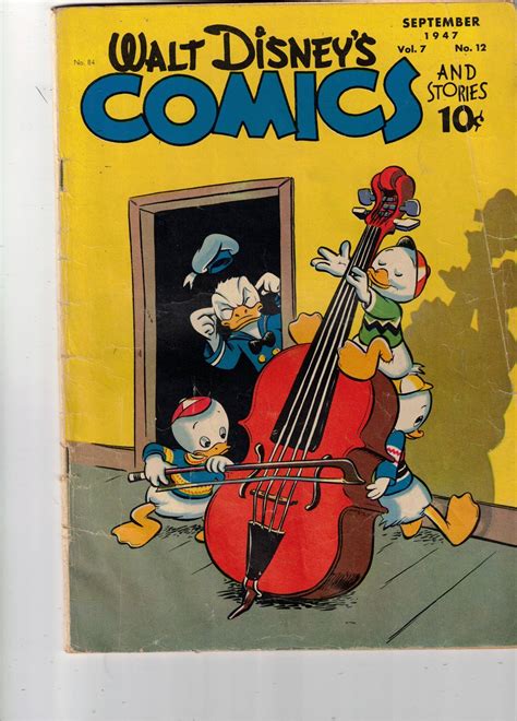 Walt Disney S Comics Stories Mid Grade Vg Fn Early Barks