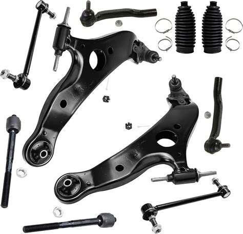 Amazon Front Lower Control Arms W Ball Joint Sway Bars Tie Rods