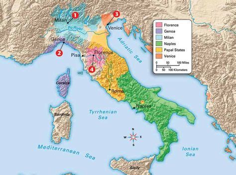 There Were Major Powers Dominating The Italian Peninsula By The Th