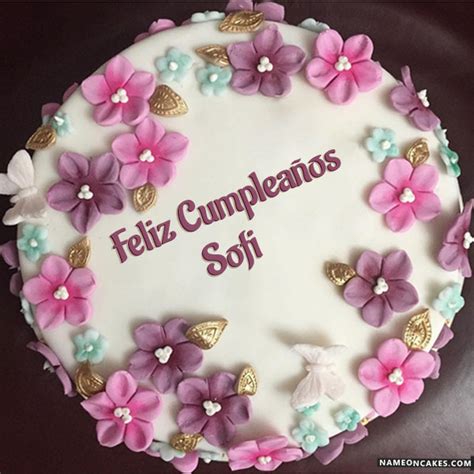 Feliz cumpleaños sofi Imágenes de pastel