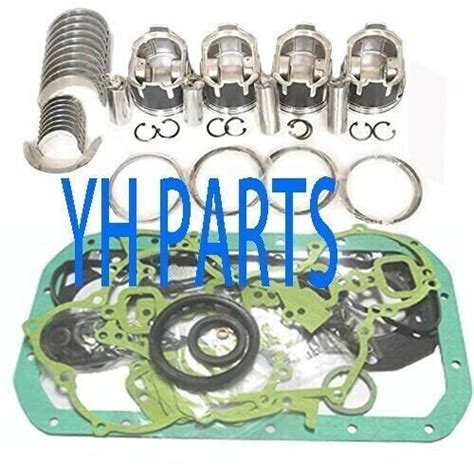 For Kubota Rebuild Kit V1903 Piston Ring Engine Bearing Gasket Complete Type Ebay