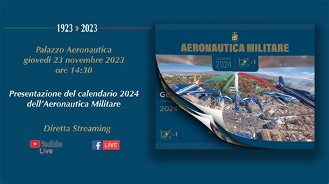 Presentazione Del Calendario Dell Aeronautica Militare Youtube