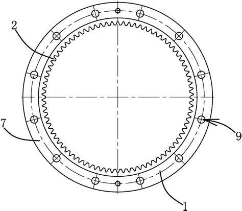 一种防护内齿圈的制作方法